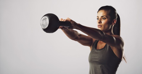 Kettlebell anfangen Frau