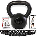 POWRX Kettlebell 4-30 kg | POWRX Kugelhantel Guss (6 kg)